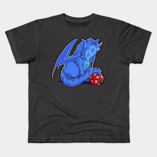 D20 Blue Dragon Kids T-Shirt